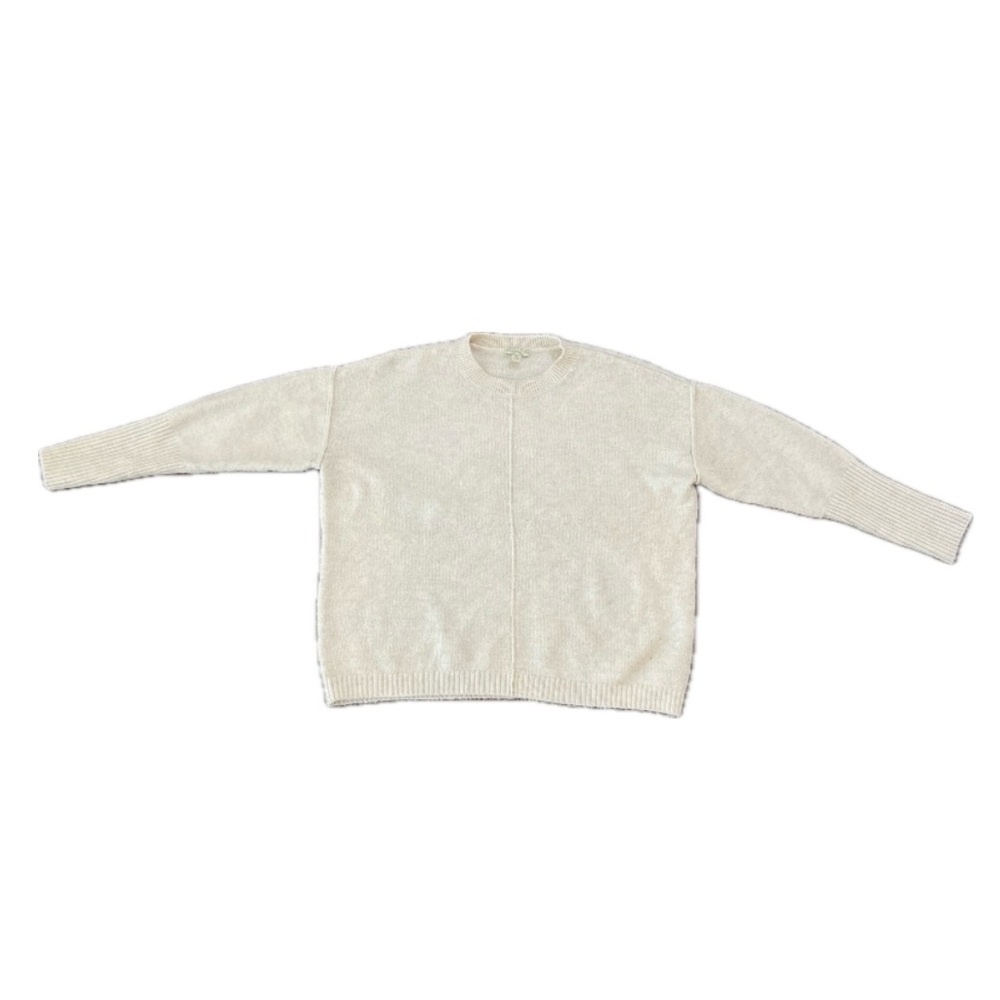 Cream Crew Neck Sweater - Legendary Outfitters